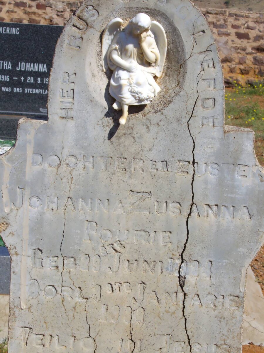 FOURIE Johanna Zusanna 1924-1930