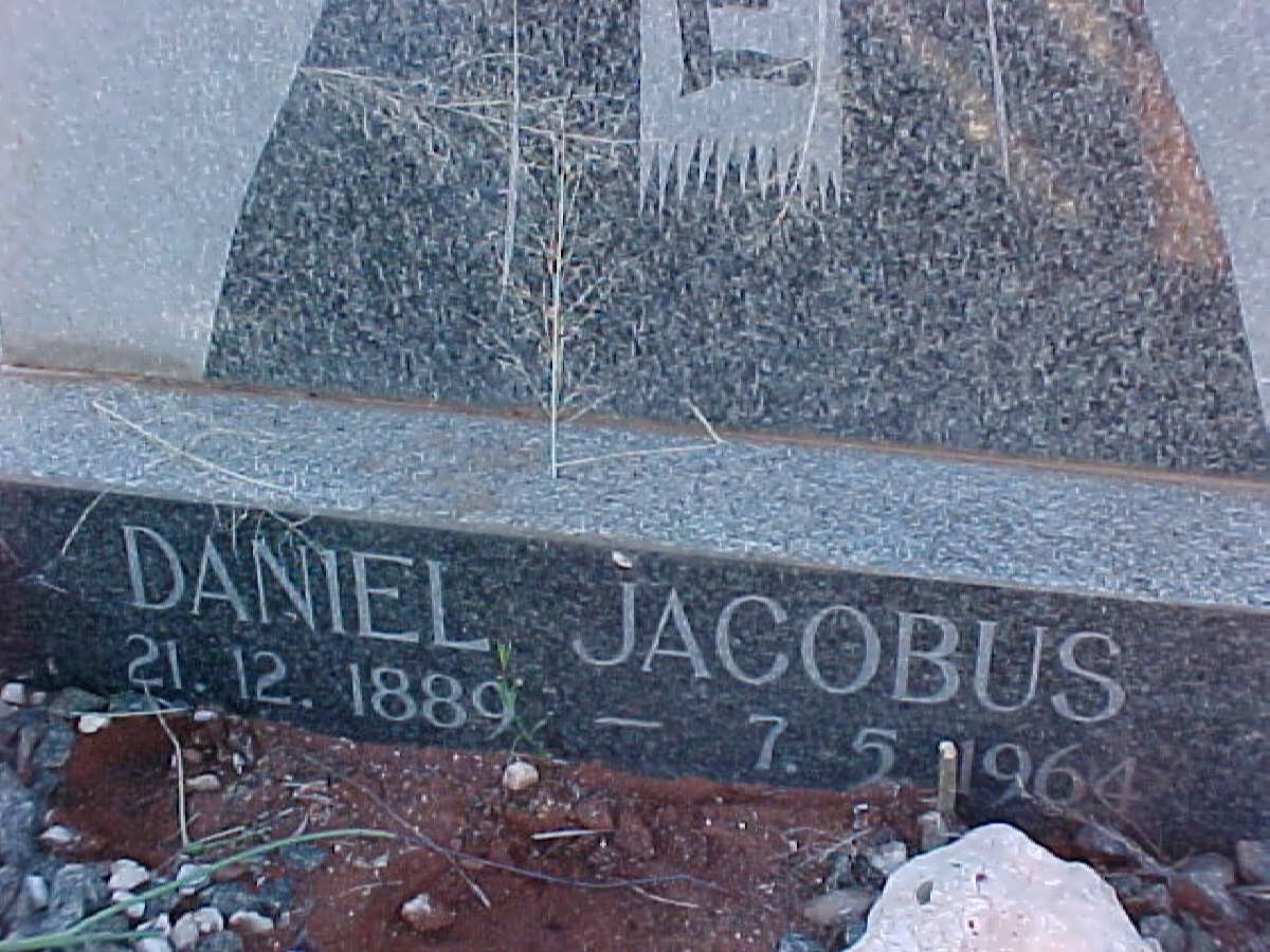 FOURIE Daniel Jacobus 1889-1964