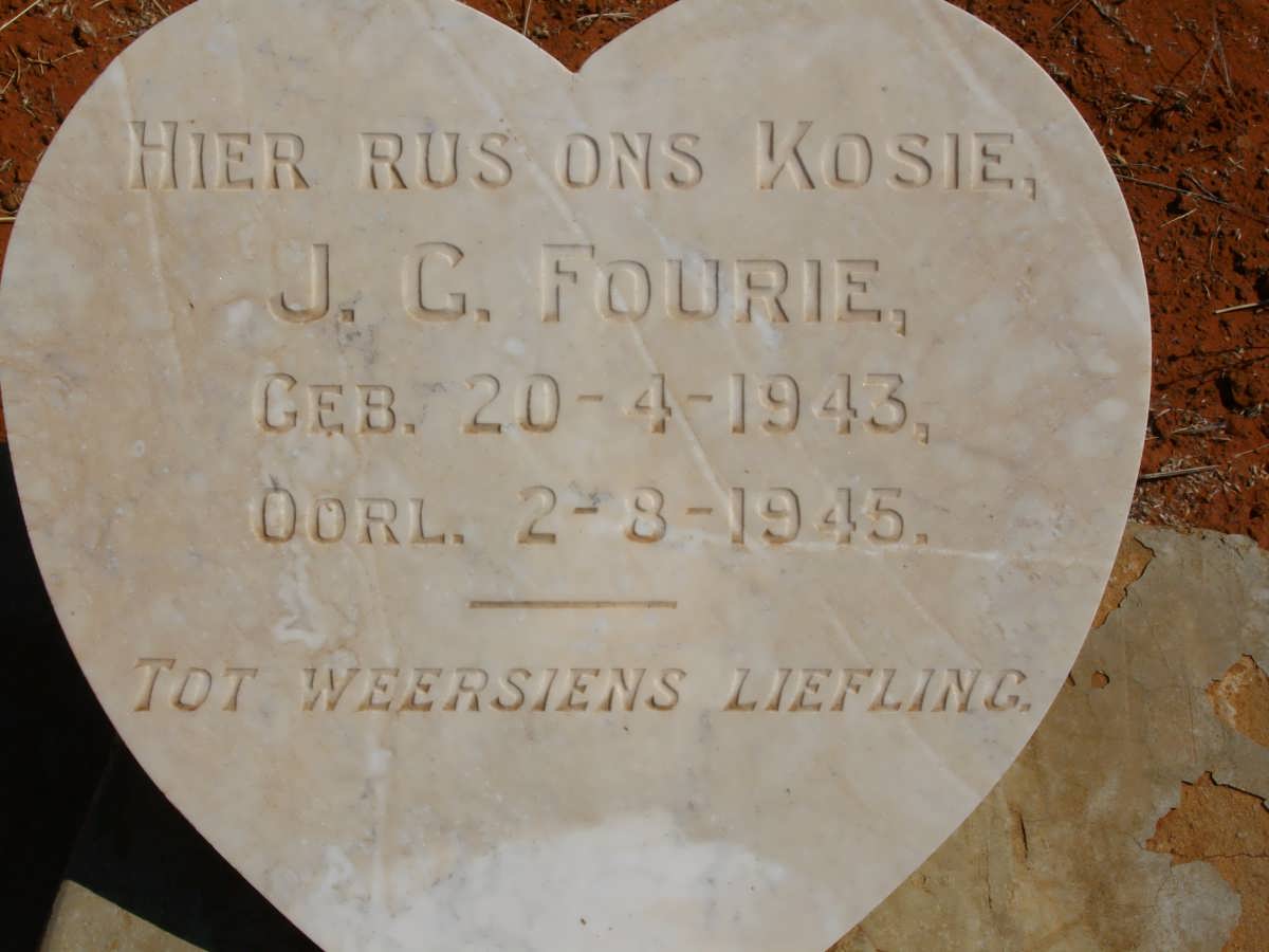 FOURIE J.G. 1943-1945