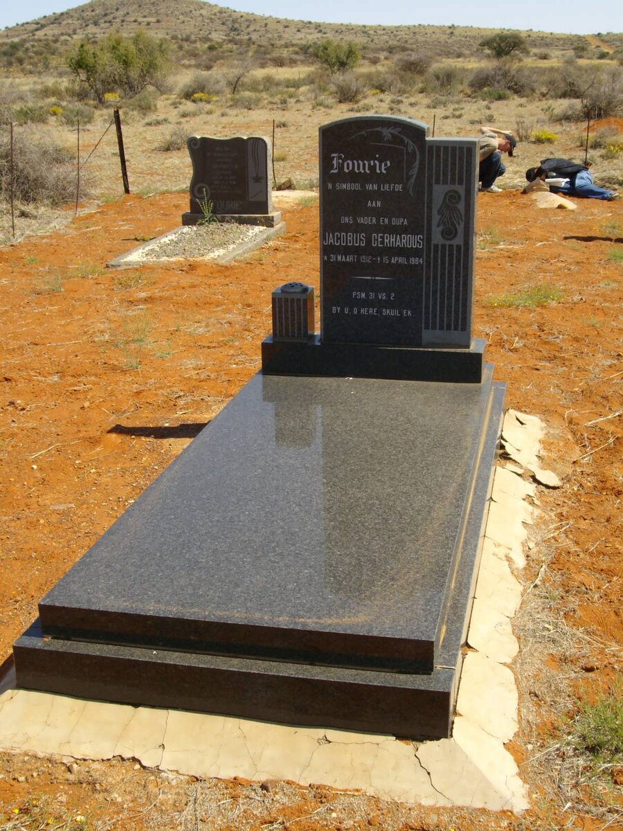 FOURIE Jacobus Gerhardus 1912-1984