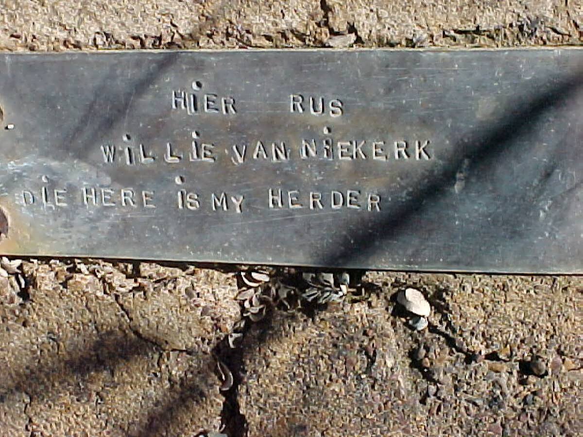 NIEKERK Willie, van 