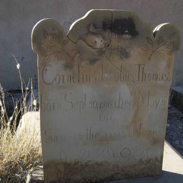 THOMAS Cornelis Jacobus 1916-1917