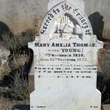 THOMAS Mary Amelia nee YOUNG 1859-1899