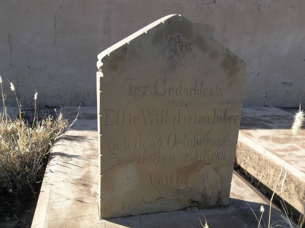 FABER Ellie Wilhelmina 1899-1901