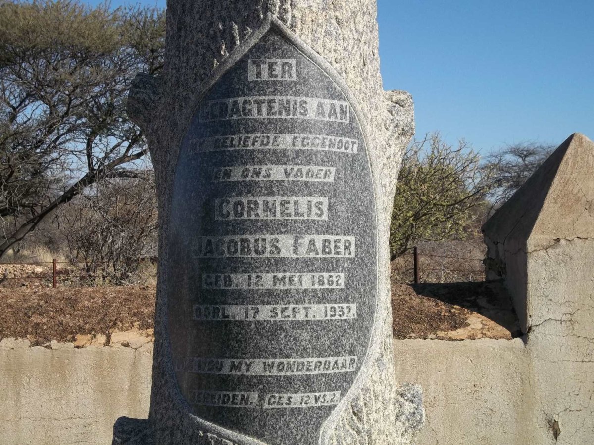 FABER Cornelis Jacobus 1862-1937