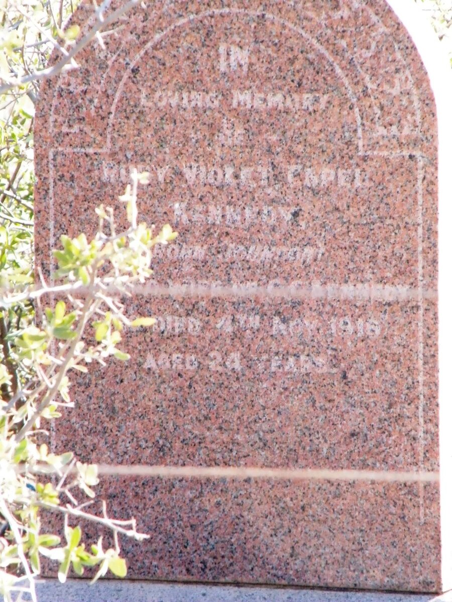 KENNEDY Ruby Violet Carel nee JOUBERT -1916