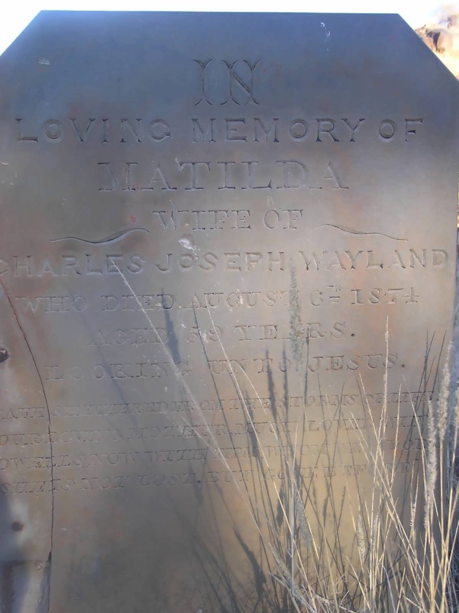 WAYLAND Matilda -1874