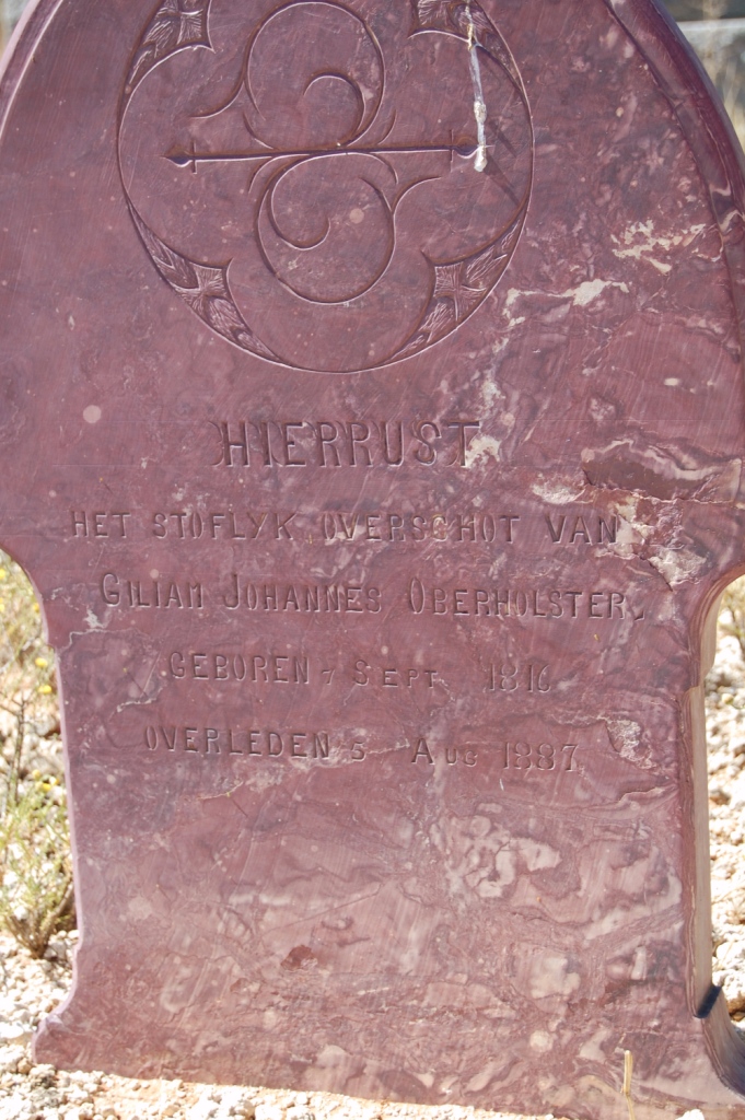 OBERHOLSTER Giliam Johannes 1816-1887