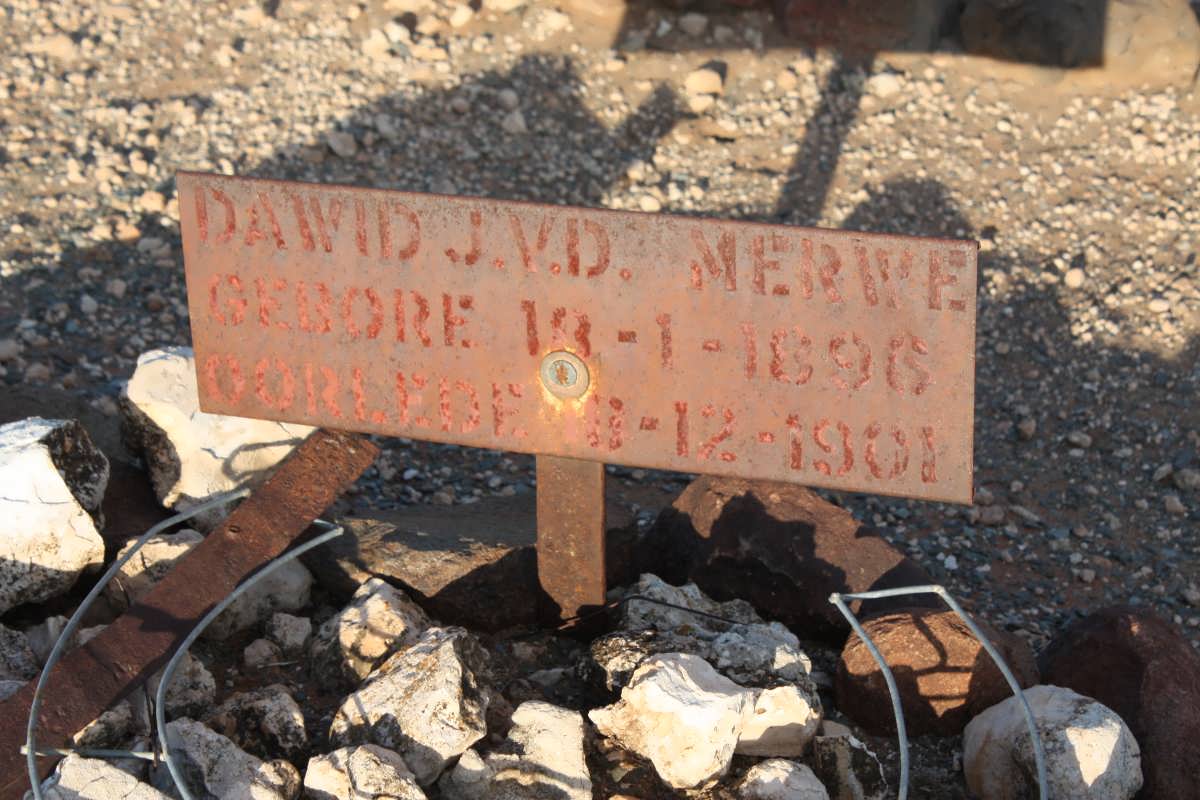 MERWE Dawid J., v.d. 1896-1901