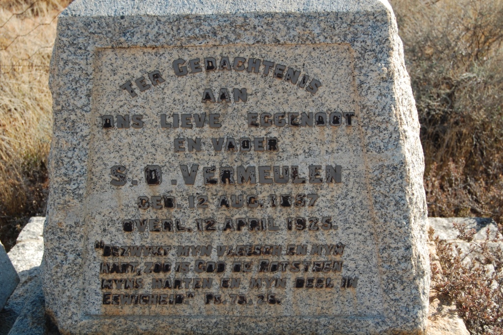 VERMEULEN S.D. 1857-1925