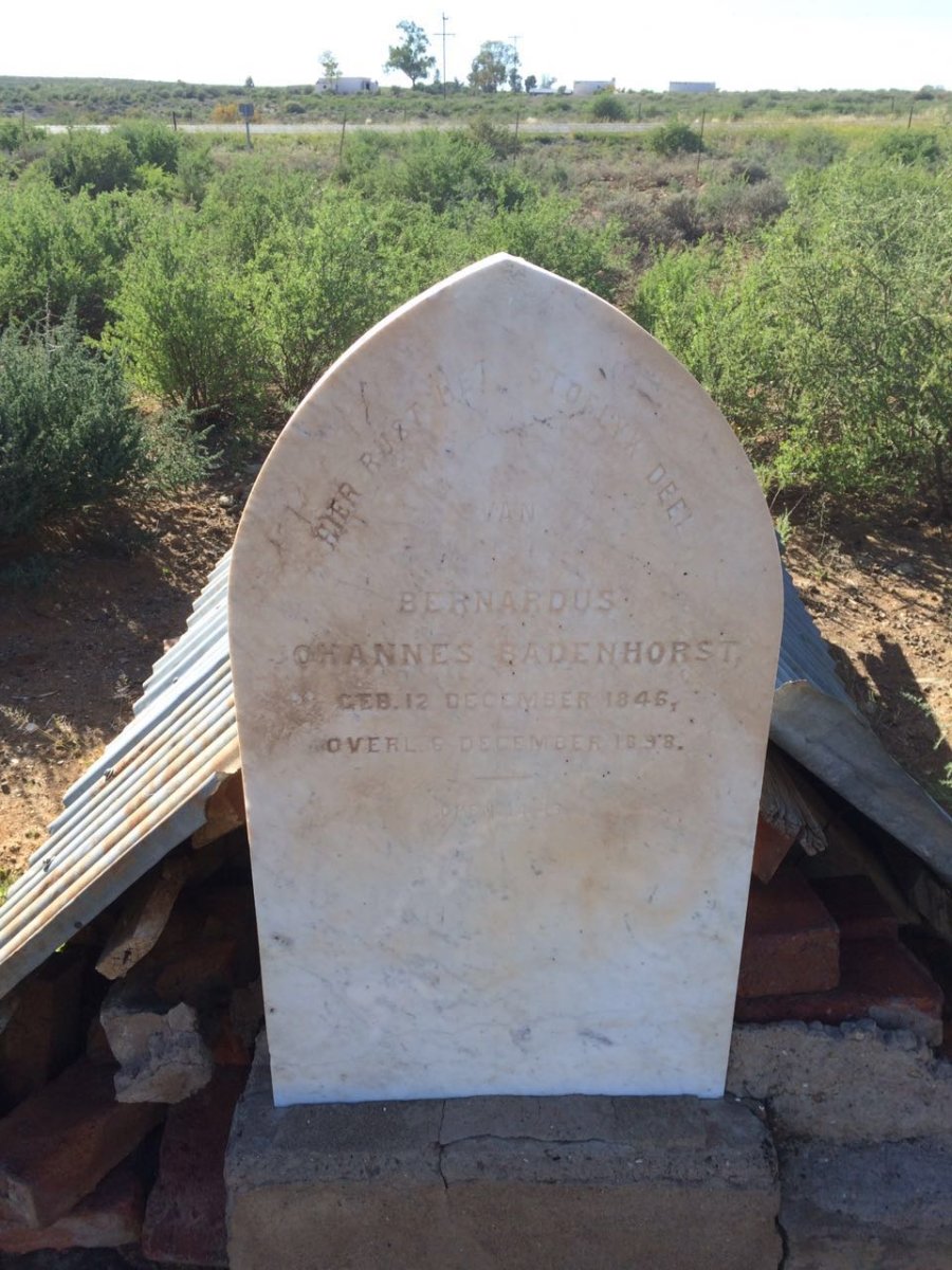 BADENHORST Bernardus Johannes 1846-1898