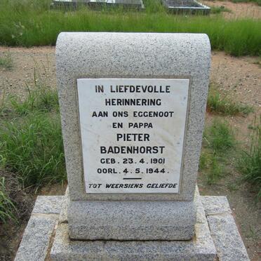 BADENHORST Pieter 1901-1944