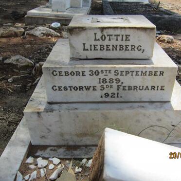 LIEBENBERG Lottie 1889-1921
