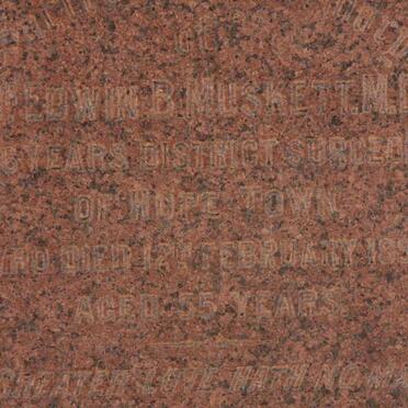 MUSKETT Edwin B. -1892