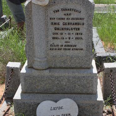 OBERHOLSTER Arie Gerhardus 1876-1933