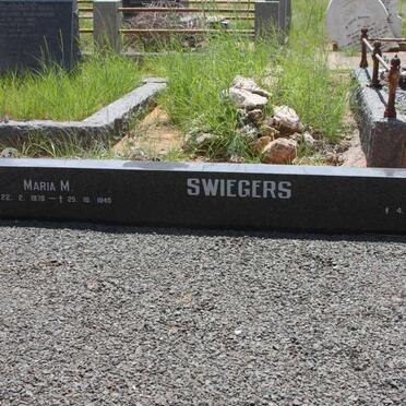 SWIEGERS Pieter C.F.1875-1956 &amp; Maria M. 1878-1940