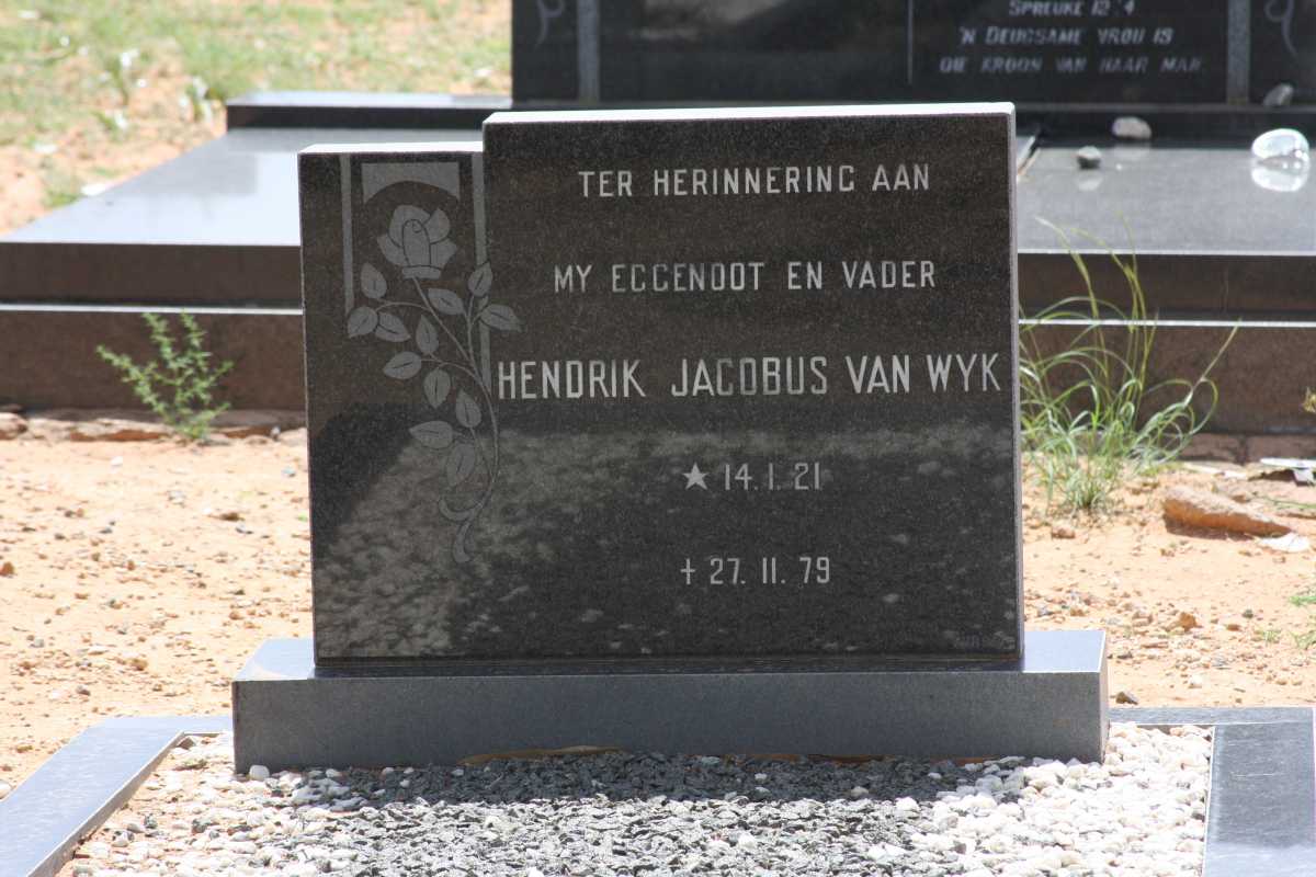 WYK Hendrik Jacobus, van 1921-1979