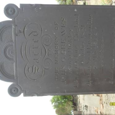 GREAVES John G. 1821-1865