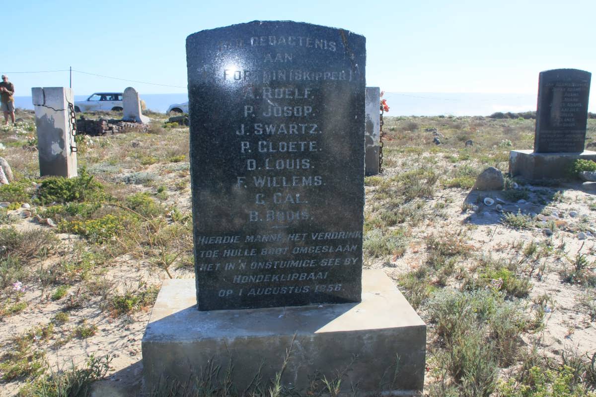 FORTUIN :: ROELF :: JOSOP :: SWARTZ :: CLOETE :: LOUIS :: WILLEMS :: GAL :: BOOIS