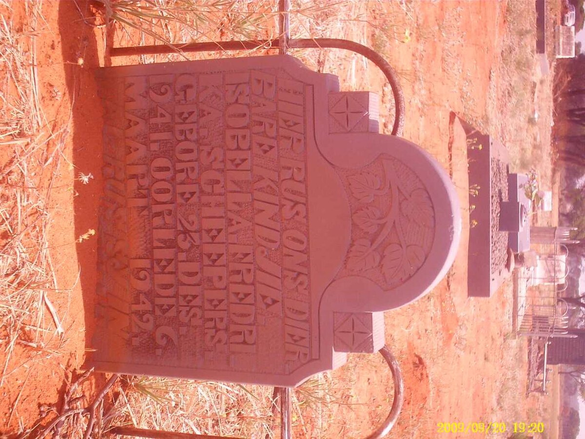 SCHEEPERS Isobella Fredricka  1941-1942