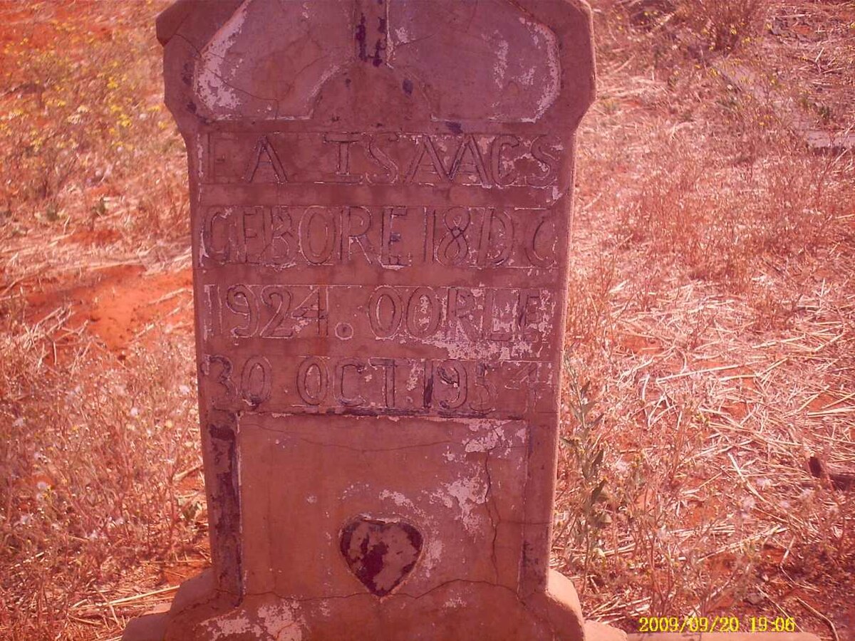 ISAACS E.A. 1924-1954