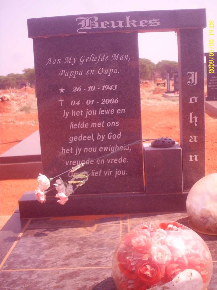 BEUKES Johan 1943-2006