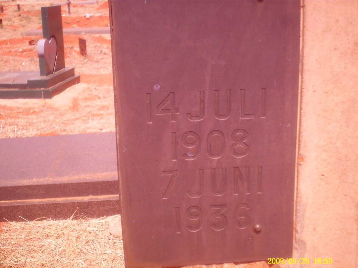 CRAMER D.J. 1908-1936