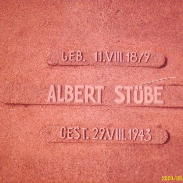 STÜBE Albert 1879-1943