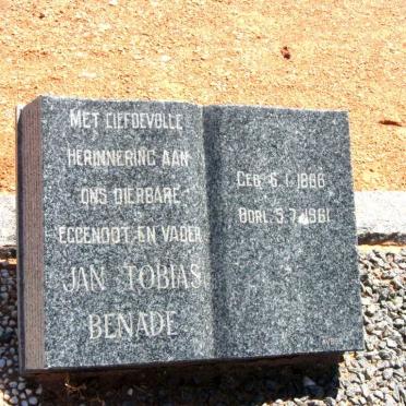 BENADE Jan Tobias 1886-1961