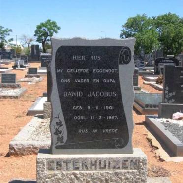 ESTERHUIZEN Dawid Jacobus 1901-1967