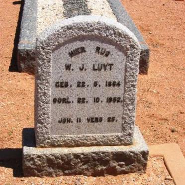 LUYT W.J. 1864-1952