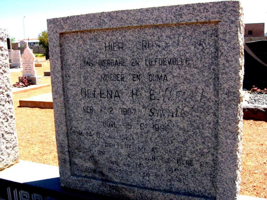 LUBBE Helena H.E. 1907-1986