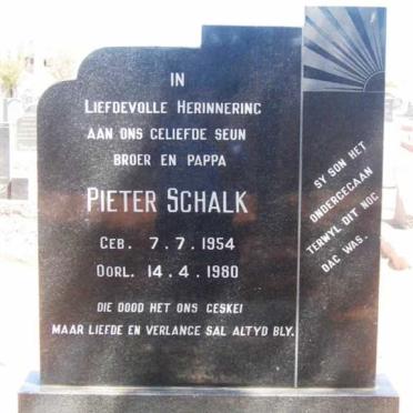 MARAIS Pieter Schalk 1954-1980