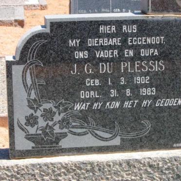 PLESSIS J.G., du 1902-1983