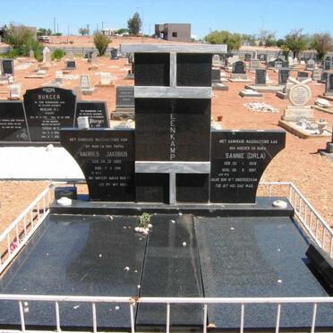 STEENKAMP Andries Jakobus 1925-1981 &amp; Sannie 1929-1997