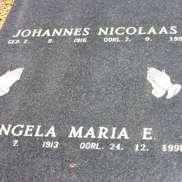 VERCUIEL Johannes Nicolaas 1916-1999 &amp; Engela Maria E. 1913-1998