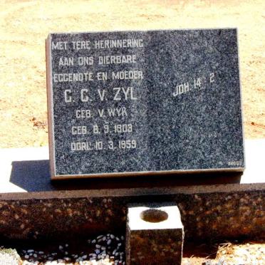 ZYL G.C., van nee VAN WYK 1903-1959