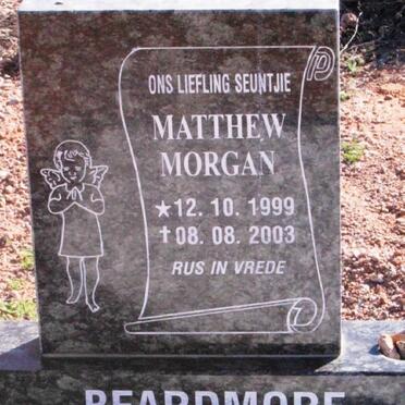 BEARDMORE Matthew Morgan 1999-2003