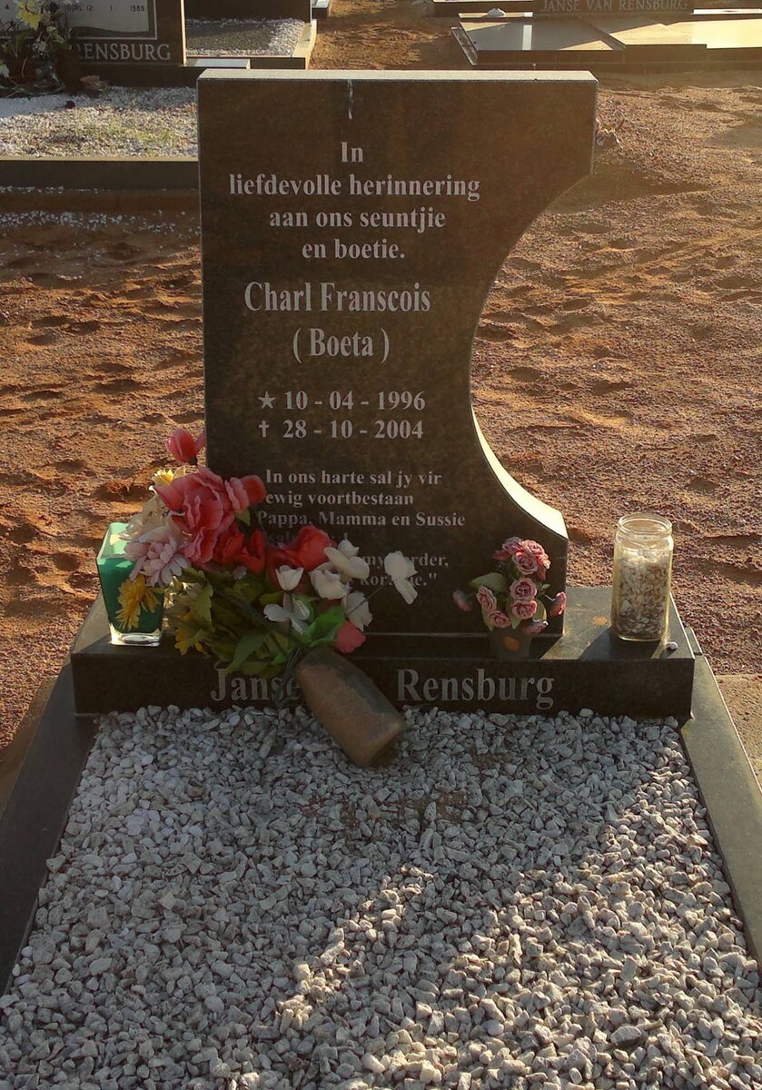 RENSBURG Charl Francois, Janse van 1996-2004