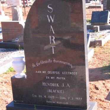 SWART Hendrik J. 1920-1977