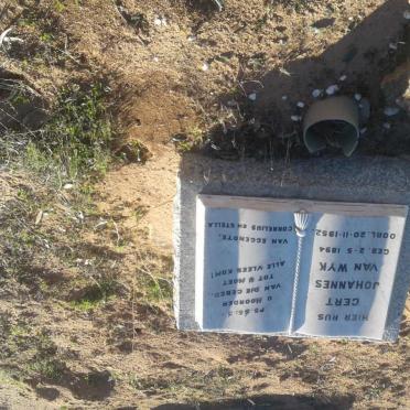 WYK Gert Johannes, van 1894-1952