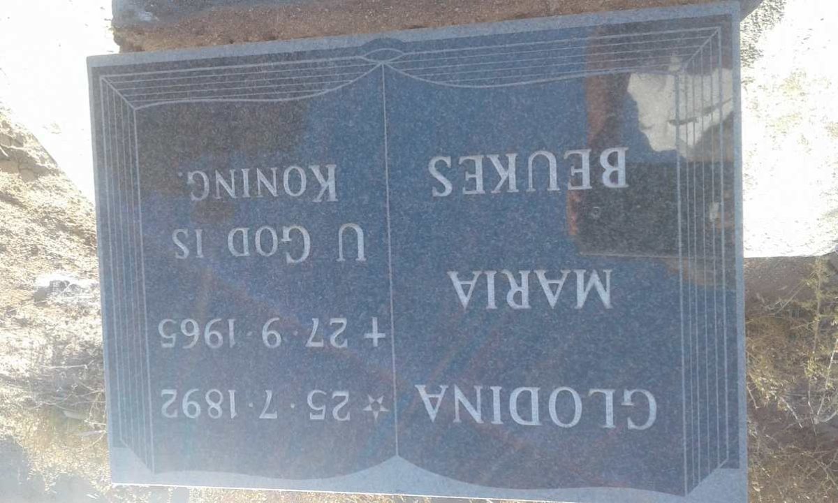 BEUKES Glodina Maria 1892-1965