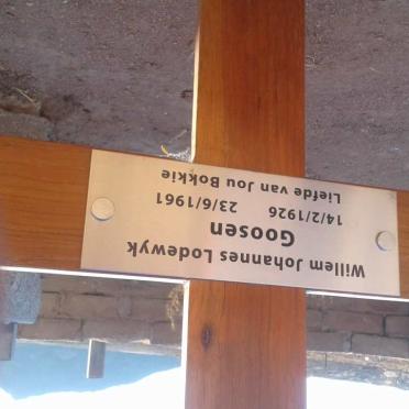 GOOSEN Willem Johannes Lodewyk 1926-1961