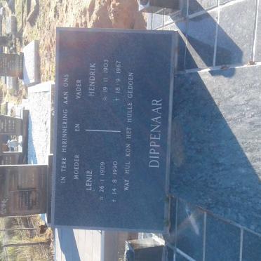 DIPPENAAR Hendrik 1903-1967 &amp; Lenie 1909-1990