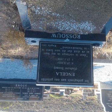 ROSSOUW Engela nee STONE 1951-1998