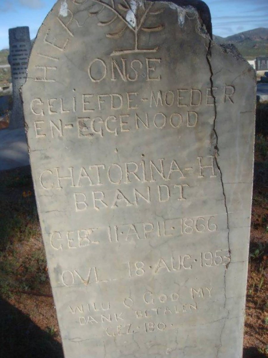 BRANDT Chatorina H. 1866-1953