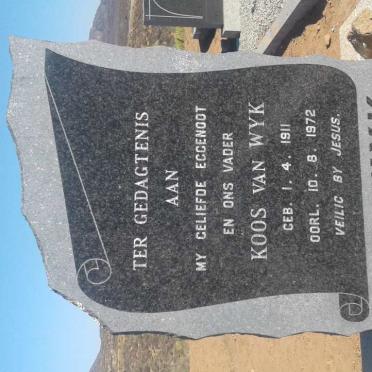 WYK Koos, van 1911-1972