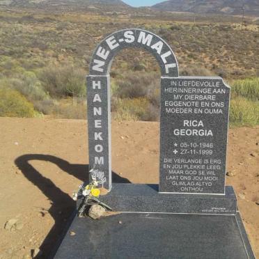 HANEKOM Rica Georgia nee SMALL 1946-1999