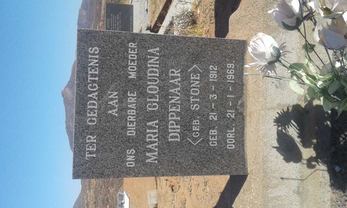DIPPENAAR Maria Gloudina nee STONE 1912-1969