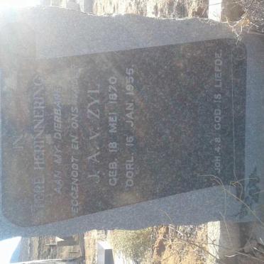 ZYL J.A., van 1870-1955